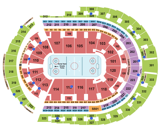 Bridgestone Arena Nashville Seating Chart